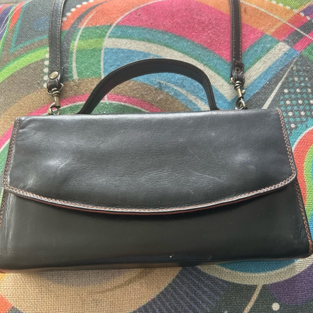 Black Leather Women's Bag